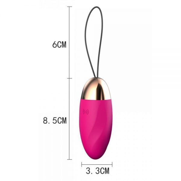 Vibrador Capsula Egg Spark USB Aveludado 10 Vibrações Sex Shop BR