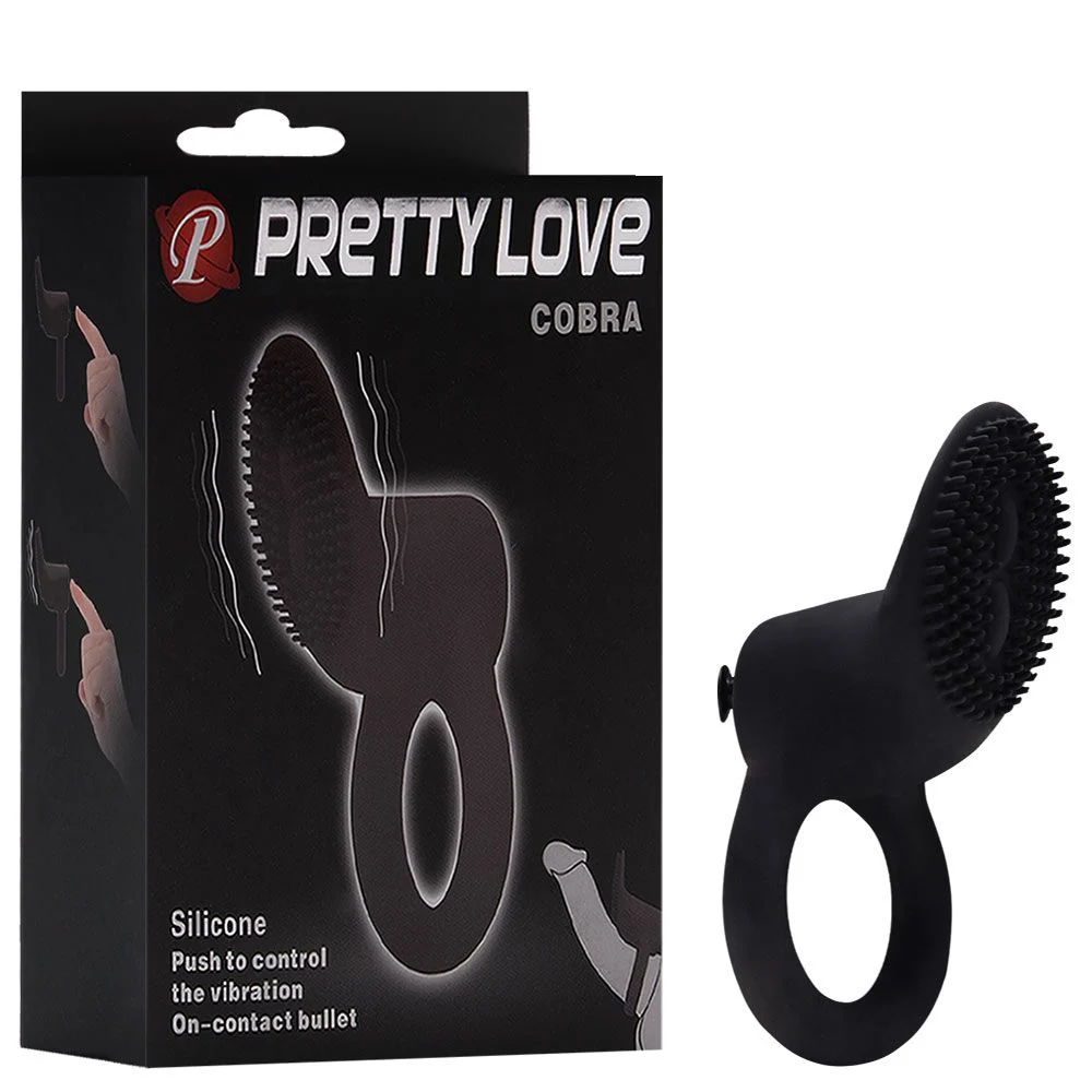 ANEL ESTIMULADOR VIBRADOR PRETTY LOVE COBRA GTOYS - imagem do produto