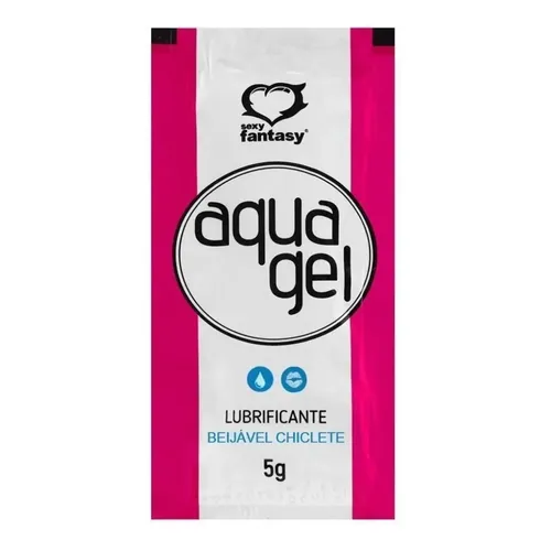 Aqua Gel Sache Lubrificante Chiclete - imagem do produto