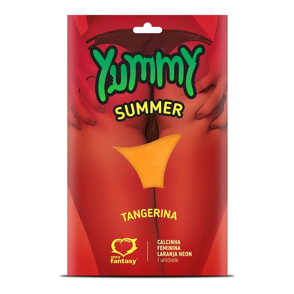 Calcinha Yummy Summer – Tangerina - imagem do produto