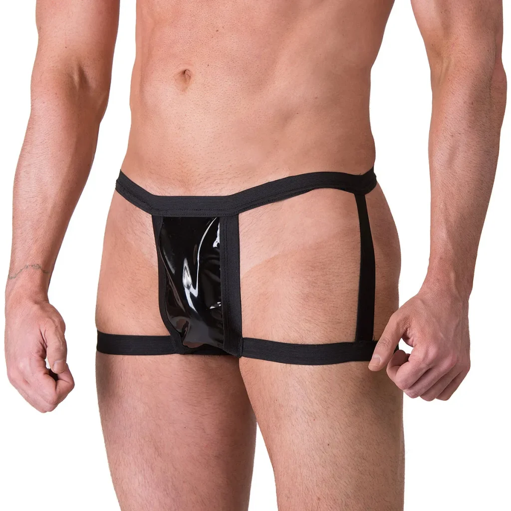Cueca Sensual Em Vinil - imagem do produto