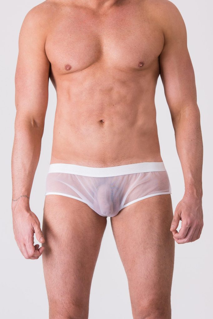 Cueca Tule Branca - imagem do produto