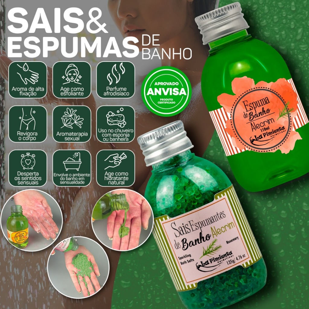 Espuma E Sais De Banho - imagem do produto