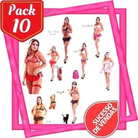 Fantasias Pack 10 - imagem do produto