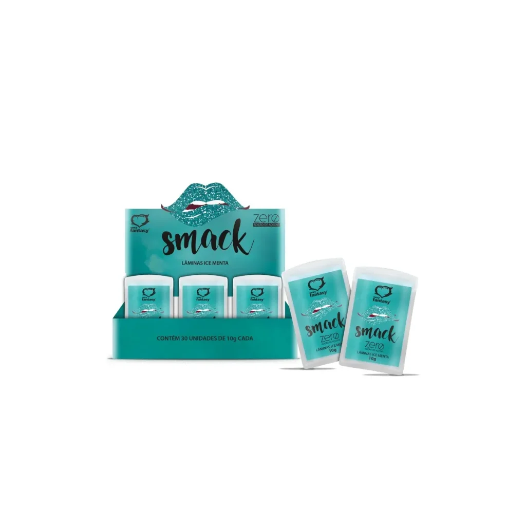 Gel Labial Ice De Menta Linha Smack 3012 - imagem do produto