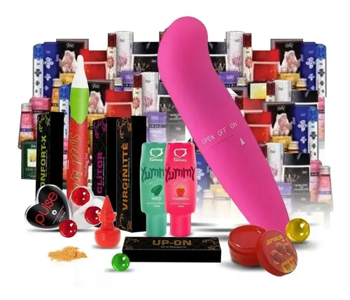 Kit Vibrador Ponto G Com 25 Produtos Variados Sexshop Revendedores - imagem do produto