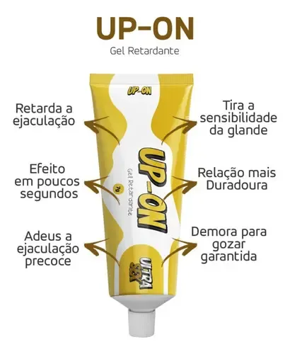 Pac 10 Up On Retardador De Ejaculacao 7g - imagem do produto