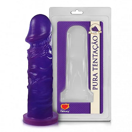Penis Realistico Aromatico De Uva - imagem do produto