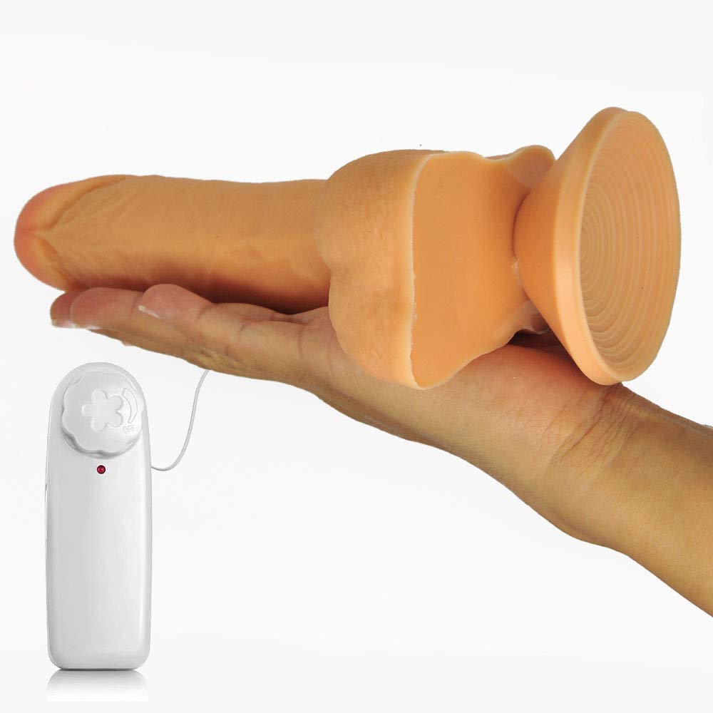 Penis Realistico Escroto Ventosa 18x4cm Ssv028 - imagem do produto
