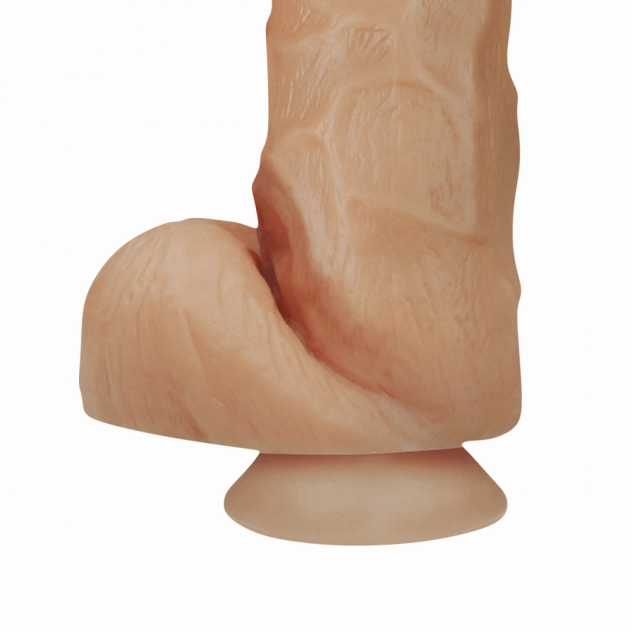 Penis Realistico Silicone Escroto Ventosa 17 5x3 8cm 1579av B - imagem do produto