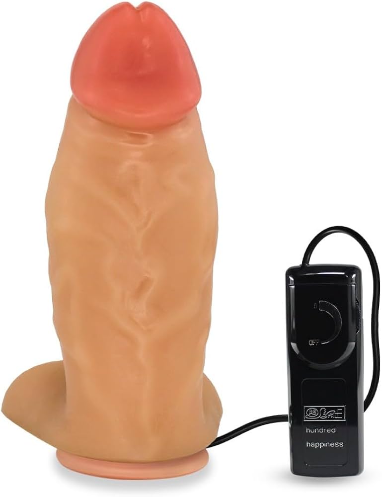 Pênis Realístico Vibrador Ventosa - 14,8x3,8 -1430CV.B-01 - imagem do produto