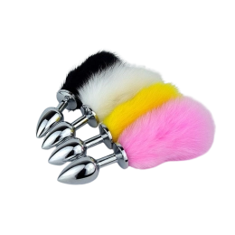 Plug Anal Com Rabo De Pelucia 595219325 - imagem do produto