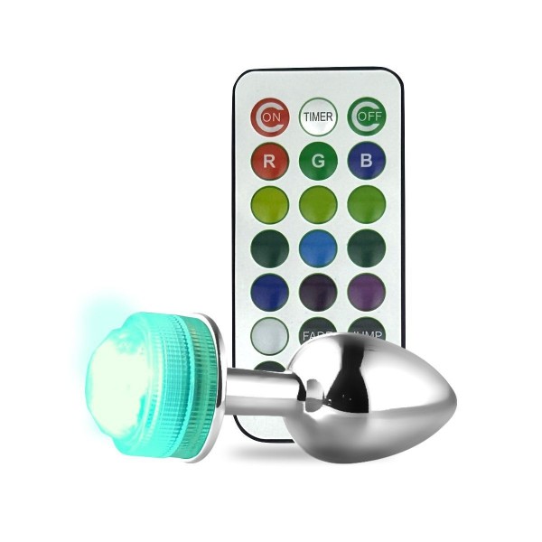 Plug Metalico Com Controle De Led P Cromado - imagem do produto