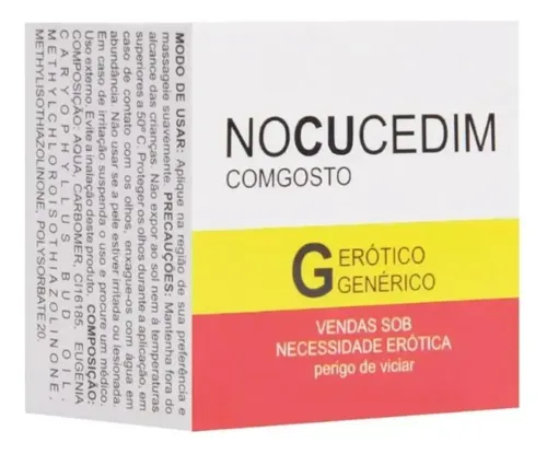 Pomada Nocucedim Comgosto 3g Secret Love - imagem do produto