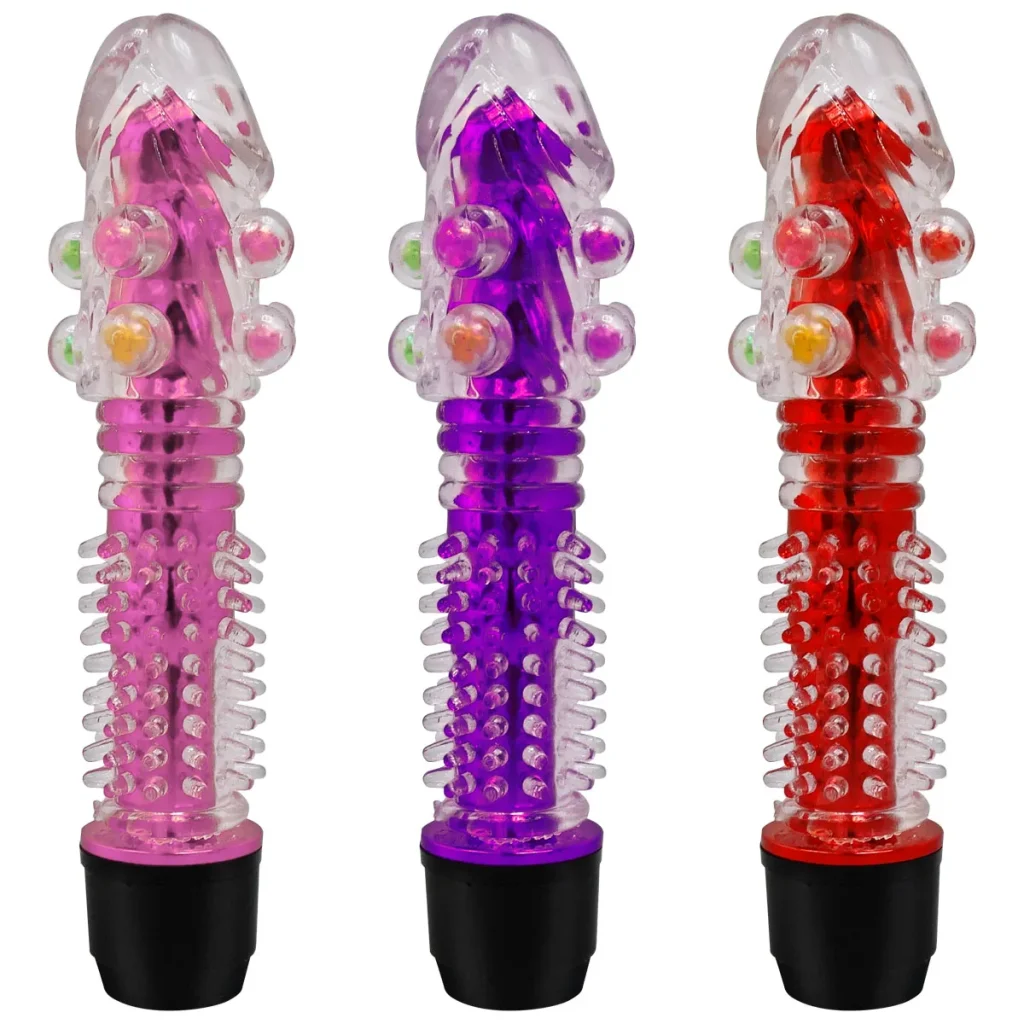 Vibrador Multivelocidade Com Capa Texturizada E Perolas Massageadoras - imagem do produto